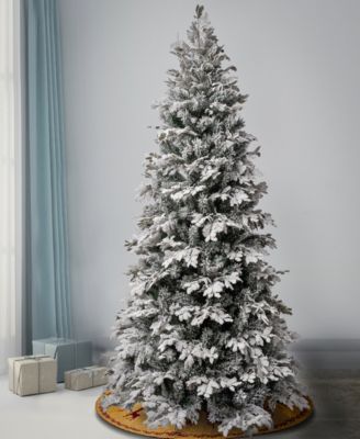 National Tree Company 7.5 ft. Feel-Real Acacius Snowy Hinged Tree
