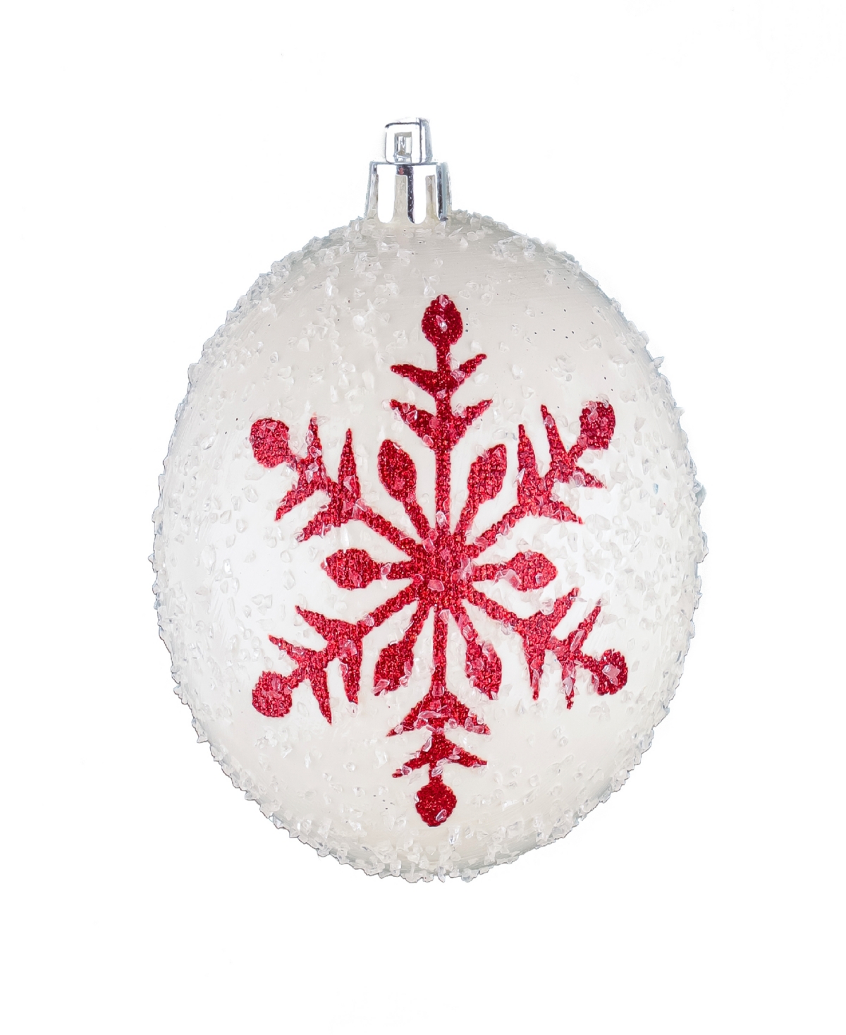 NATIONAL TREE COMPANY FIRST TRADITIONS 6-PIECE SHATTERPROOF SNOWFLAKE ORNAMENTS 