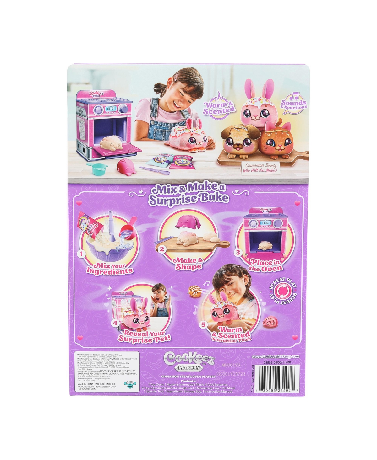 Cookeez Makery Oven Playset, Cinnamon In Multi Color