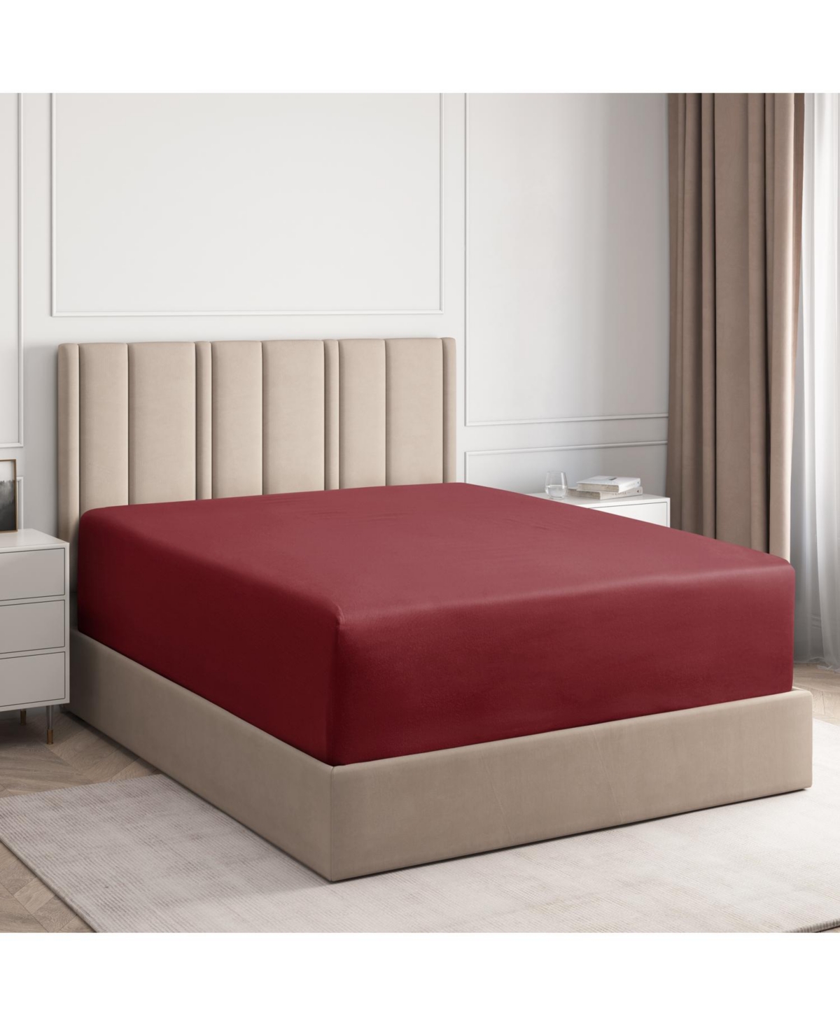 Cgk Unlimited Extra Deep Pocket 18 - 24 Inch Microfiber Fitted Sheet -