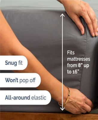 4 Piece Microfiber Sheet Set - Full