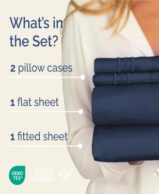 4 Piece Microfiber Sheet Set - Full