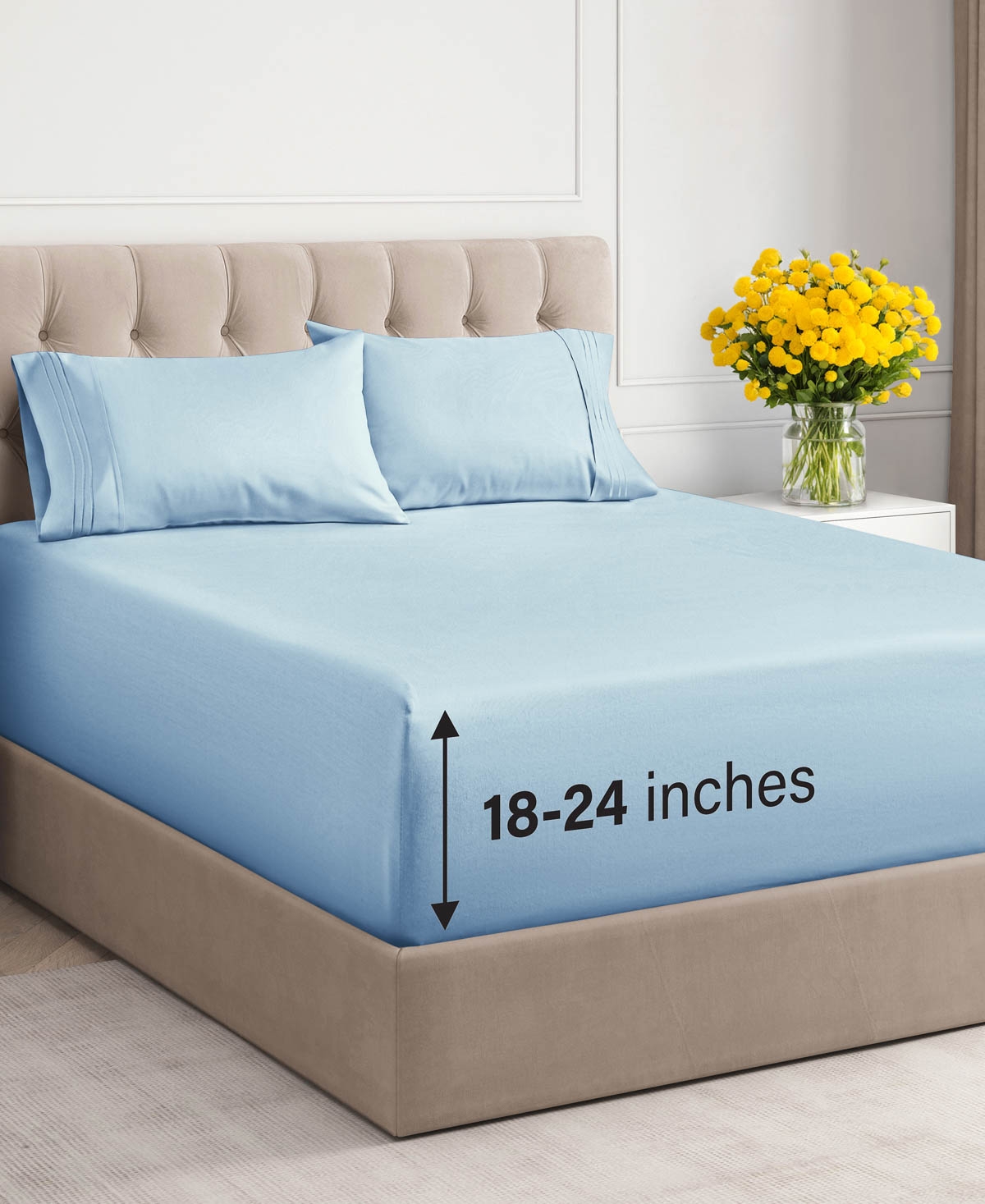 Cgk Unlimited Microfiber Sheet Set 18