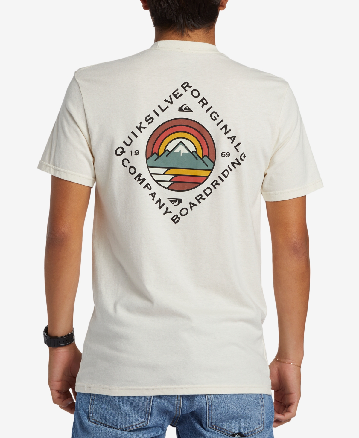 Quiksilver Men's Scenic View Classic Fit T-shirt In Birch