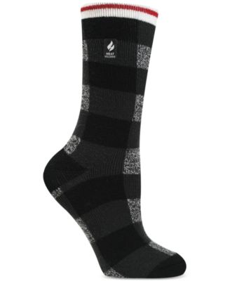 Heat Holders - Lite Riley Buffalo Plaid Crew Socks