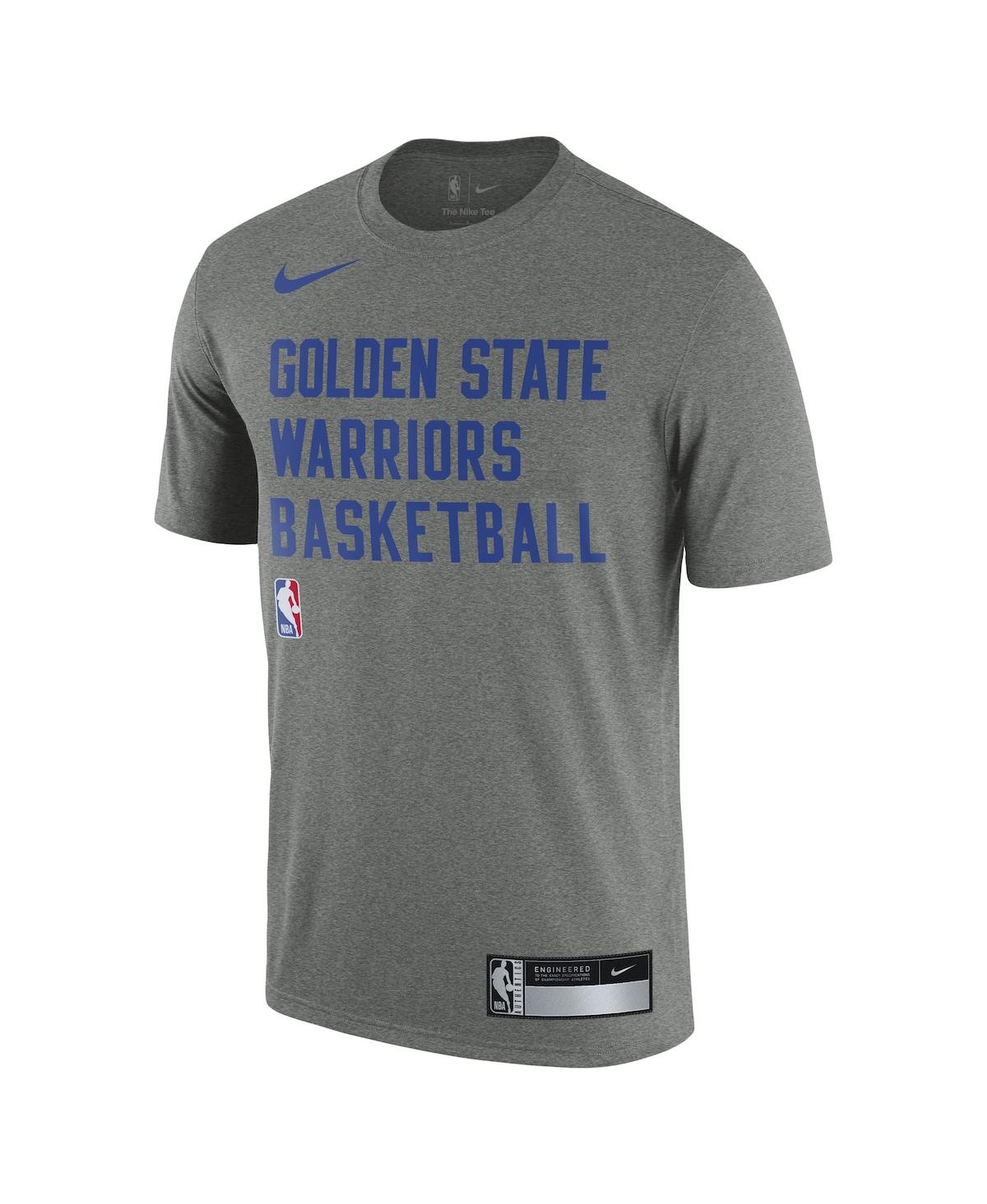Shop Nike Men's  Heather Gray Golden State Warriors 2023/24 Sideline Legend Performance Practice T-shirt