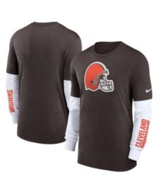 Women's New Era Orange Cleveland Browns Slub T-Shirt with Front