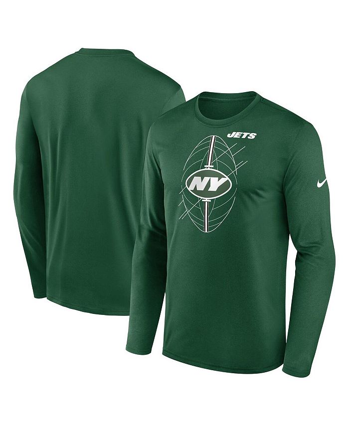 Nike Men's Green New York Jets Legend Icon Long Sleeve T-shirt - Macy's