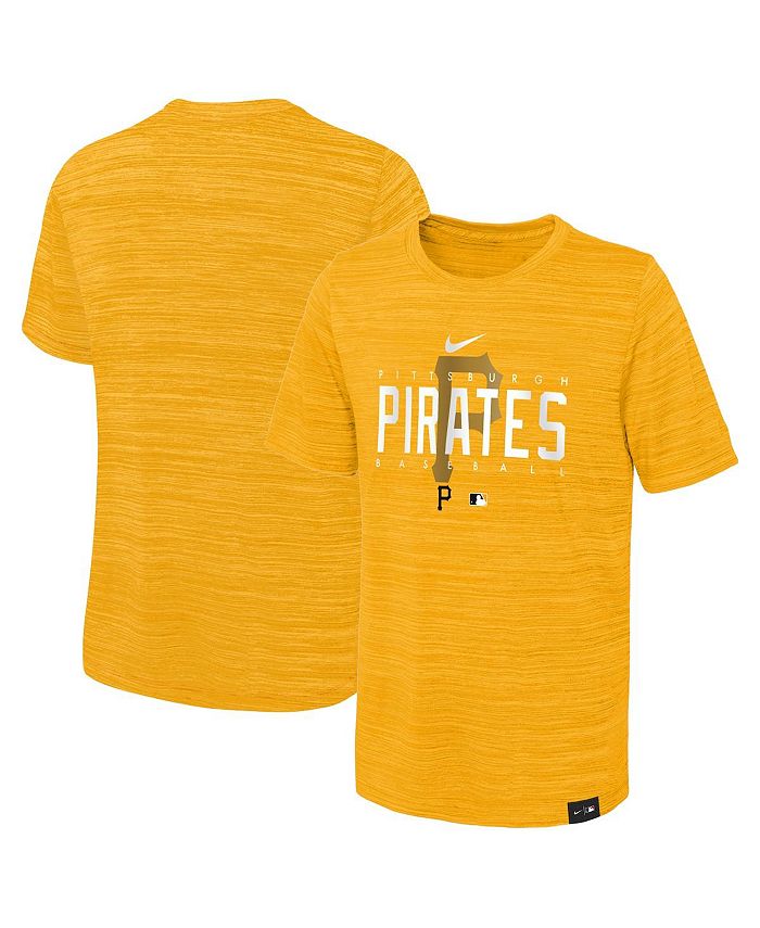 Nike Big Boys Gold Pittsburgh Pirates Authentic Collection