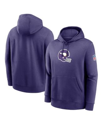 Men's Nike Purple Minnesota Vikings Performance Team Pullover Hoodie