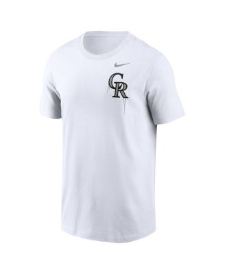 Men's White Colorado Rockies Mile High Hometown T-shirt