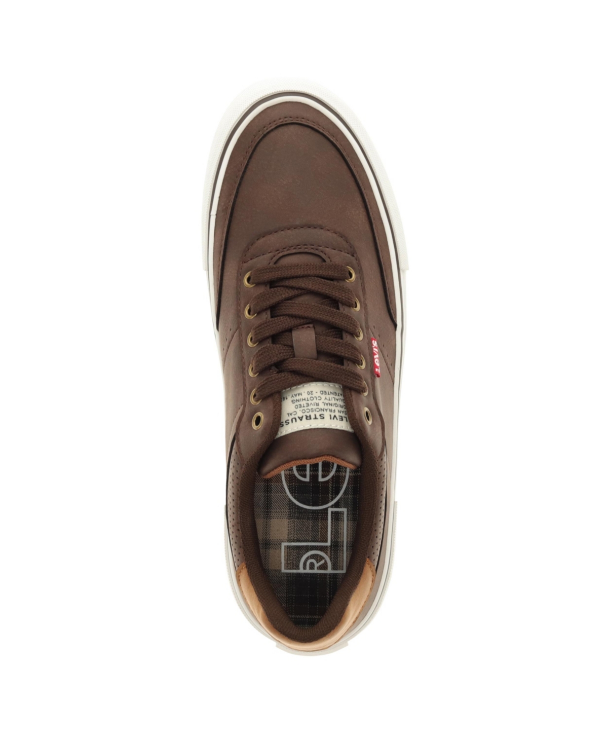 Levi's Men's Munro Ul Faux Leather Lace-Up Sneakers - Tan