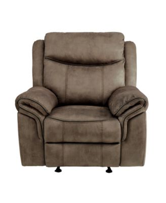 White Label Calico 42" Glider Reclining Chair