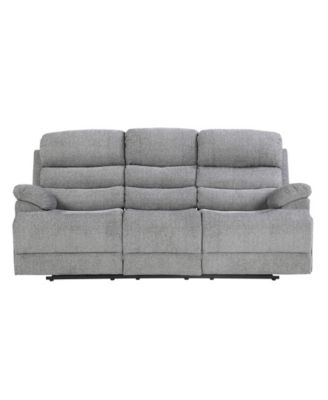 White Label Cruz 84" Double Reclining Sofa