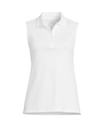Lands end top sleeveless polo