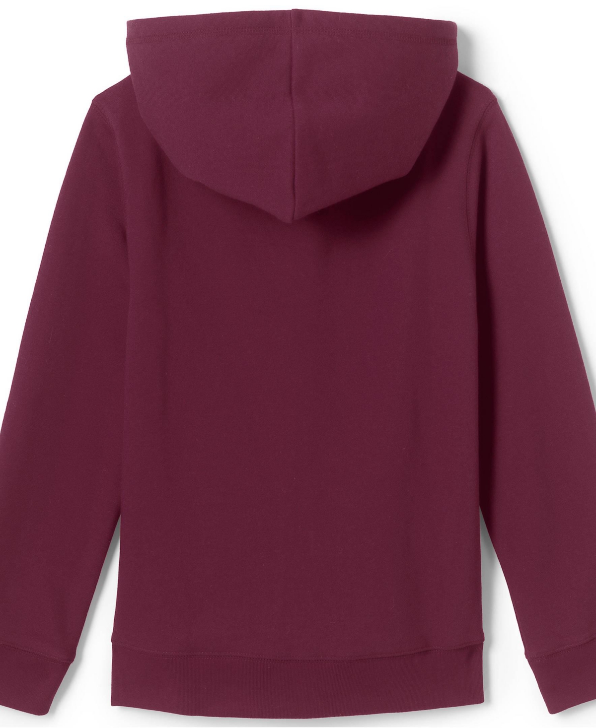 Lands' End Child School Uniform Kids Unisex Zip Front Sweatshirt