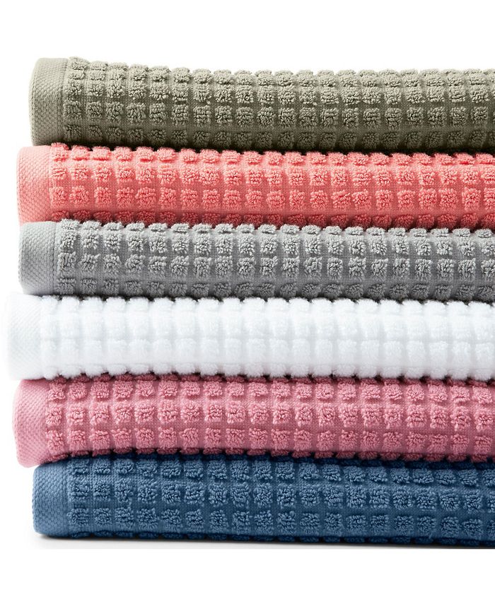 Lands' End Premium Supima Cotton Waffle 2Piece Washcloth Set Macy's