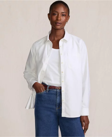 Women's Oxford Shirt - White