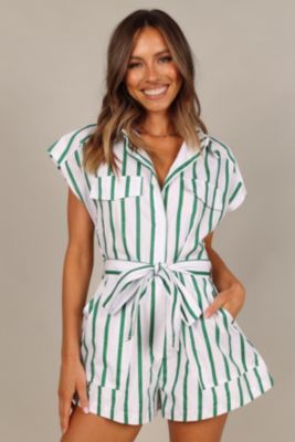 Women's Addie Tie Waist Romper