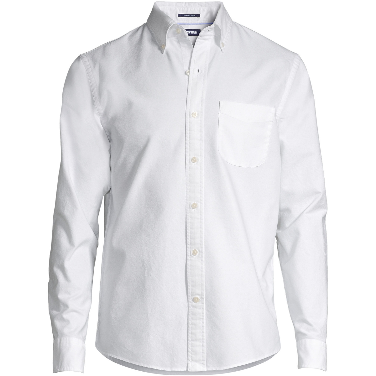 Big & Tall Traditional Fit Sail Rigger Oxford Shirt - White