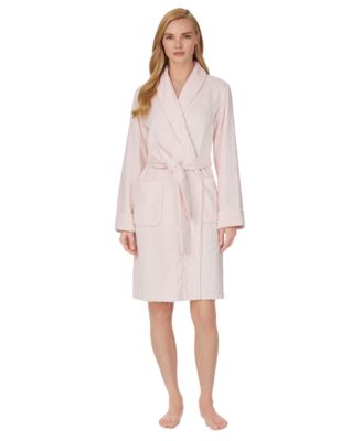 lauren ralph lauren shawl collar long wrap robe