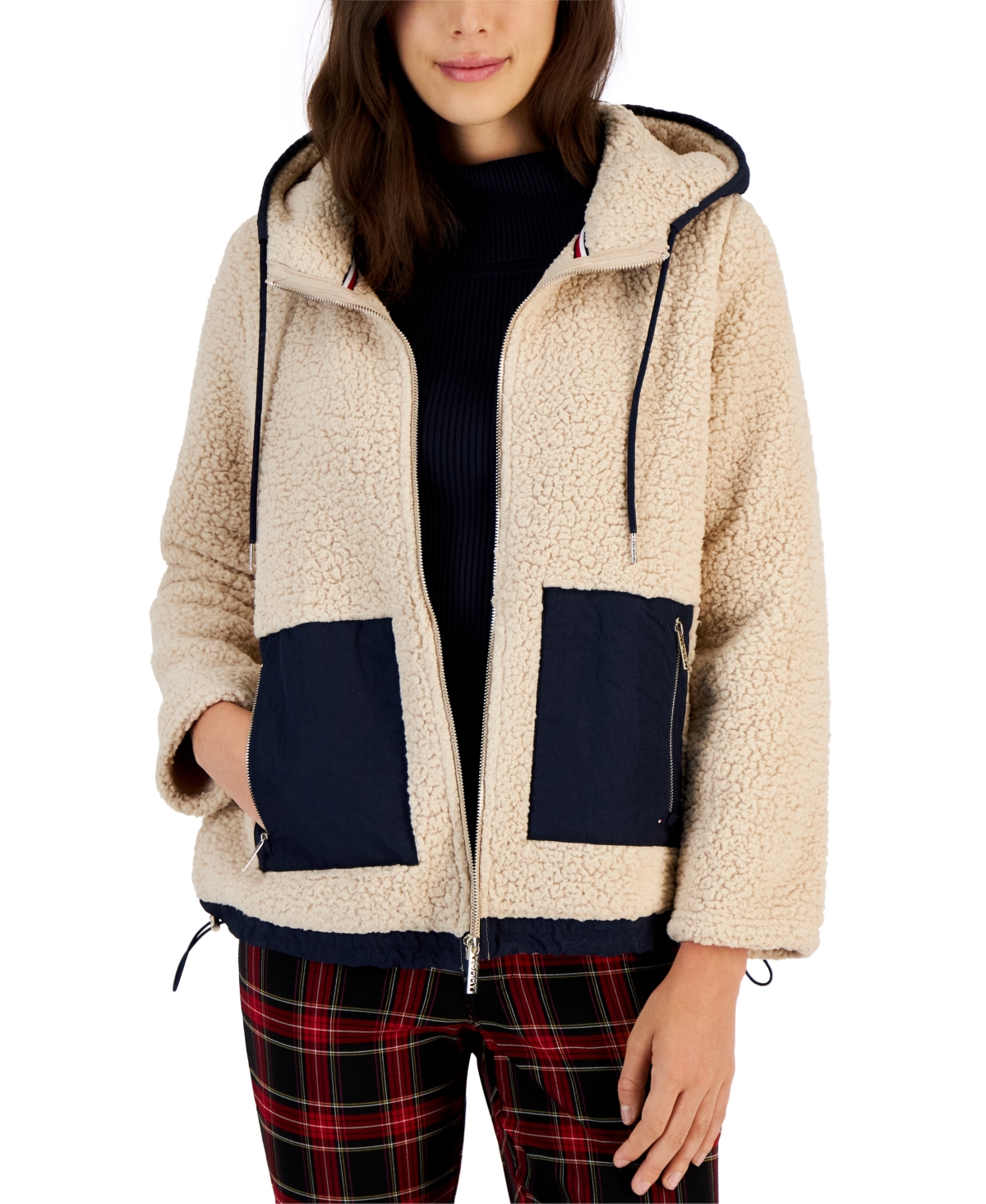 Tommy hilfiger discount sherpa fleece