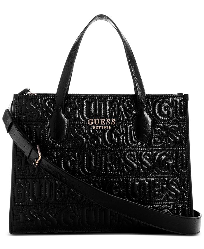 GUESS Silvana Double Compartment Medium Tote - Macy's