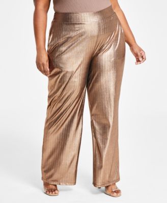 Nina Parker Plus Size Metallic Duster, Created for Macy's - Macy's
