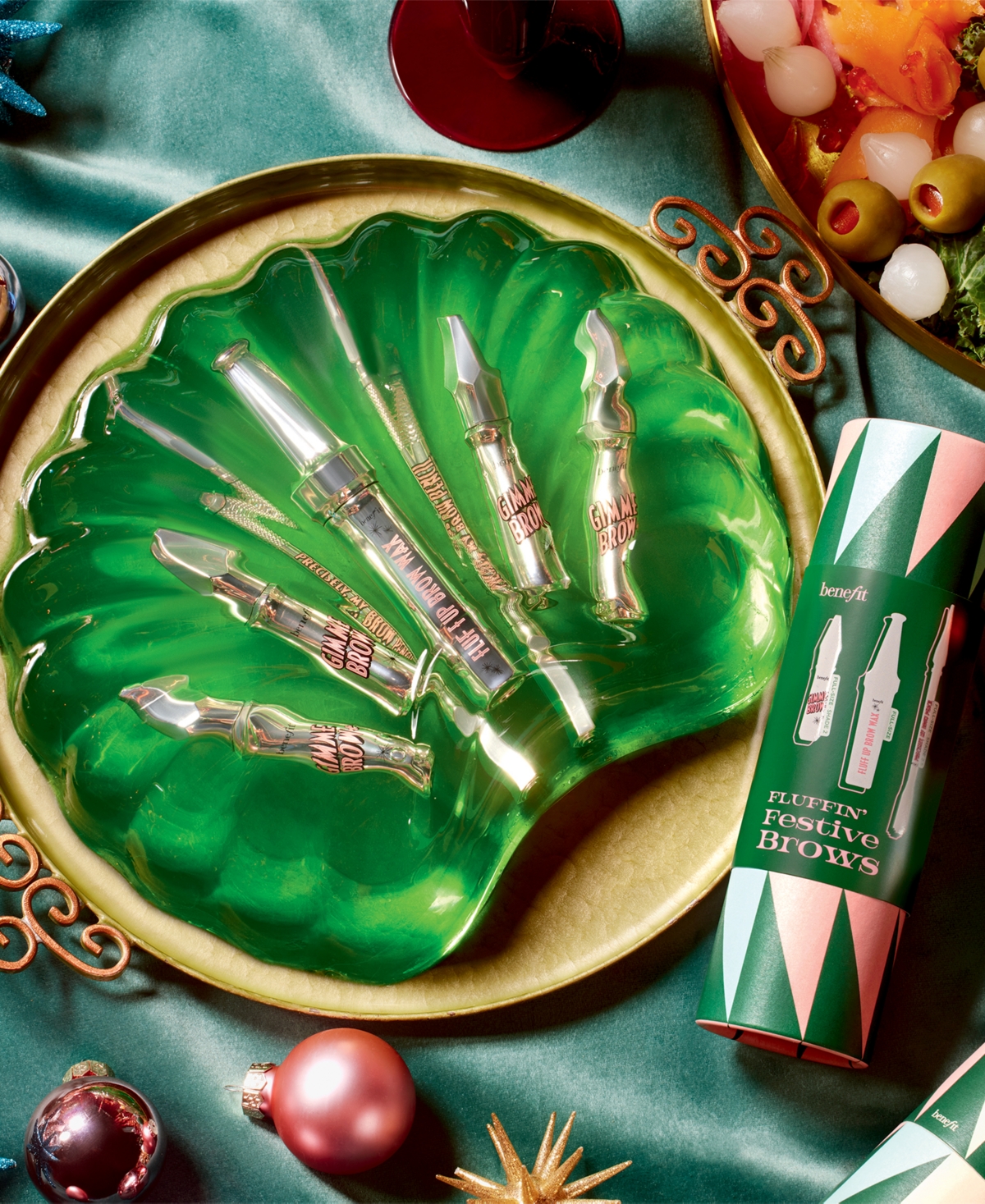 Benefit Cosmetics Fluffin' Festive Brows Full-Size Pencil, Gel & Wax Value Set - Shade 3