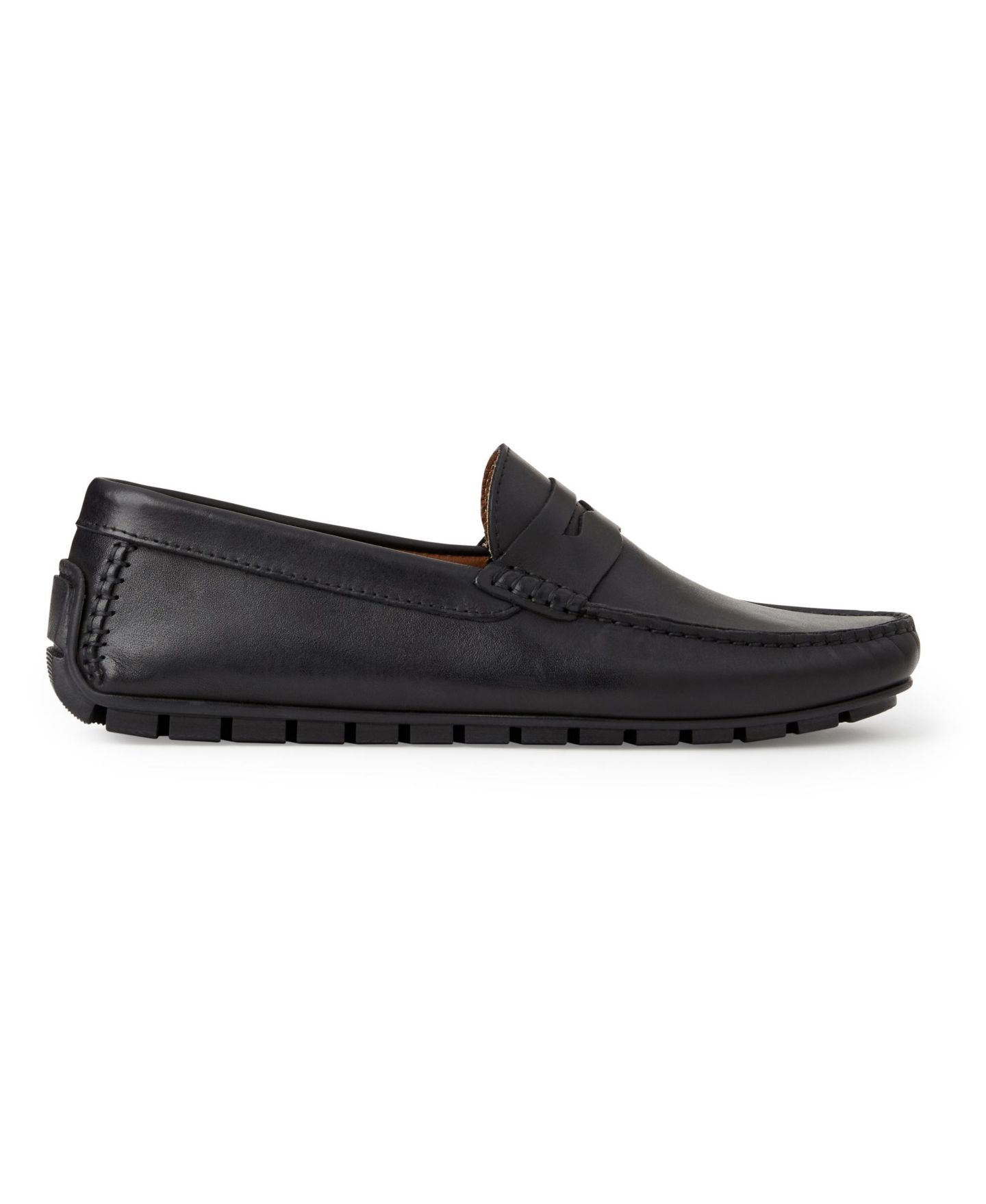Мужские туфли Bruno Magli Xane Slip-On, цвет: Чёрный кожаный — фото 2