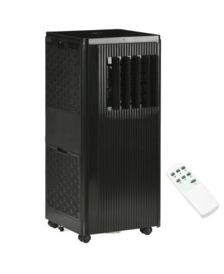 HOMCOM 10000/7100BTU Smart Portable Air Conditioner for 237Sq.Ft, Black ...