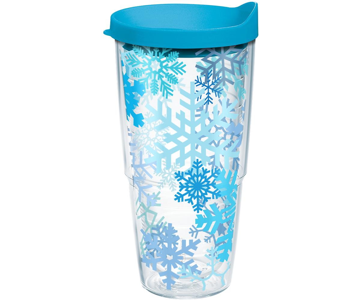 Tervis Tumbler Tervis Christmas Holiday Blue Winter Snowflakes Made In Usa Double Walled Insulated Tumbler Travel C In Open Miscellaneous