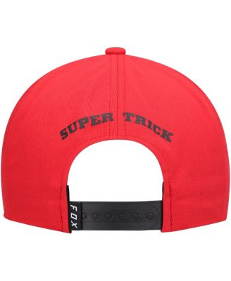 Big Boys and Girls White, Red Super Trik Snapback Hat