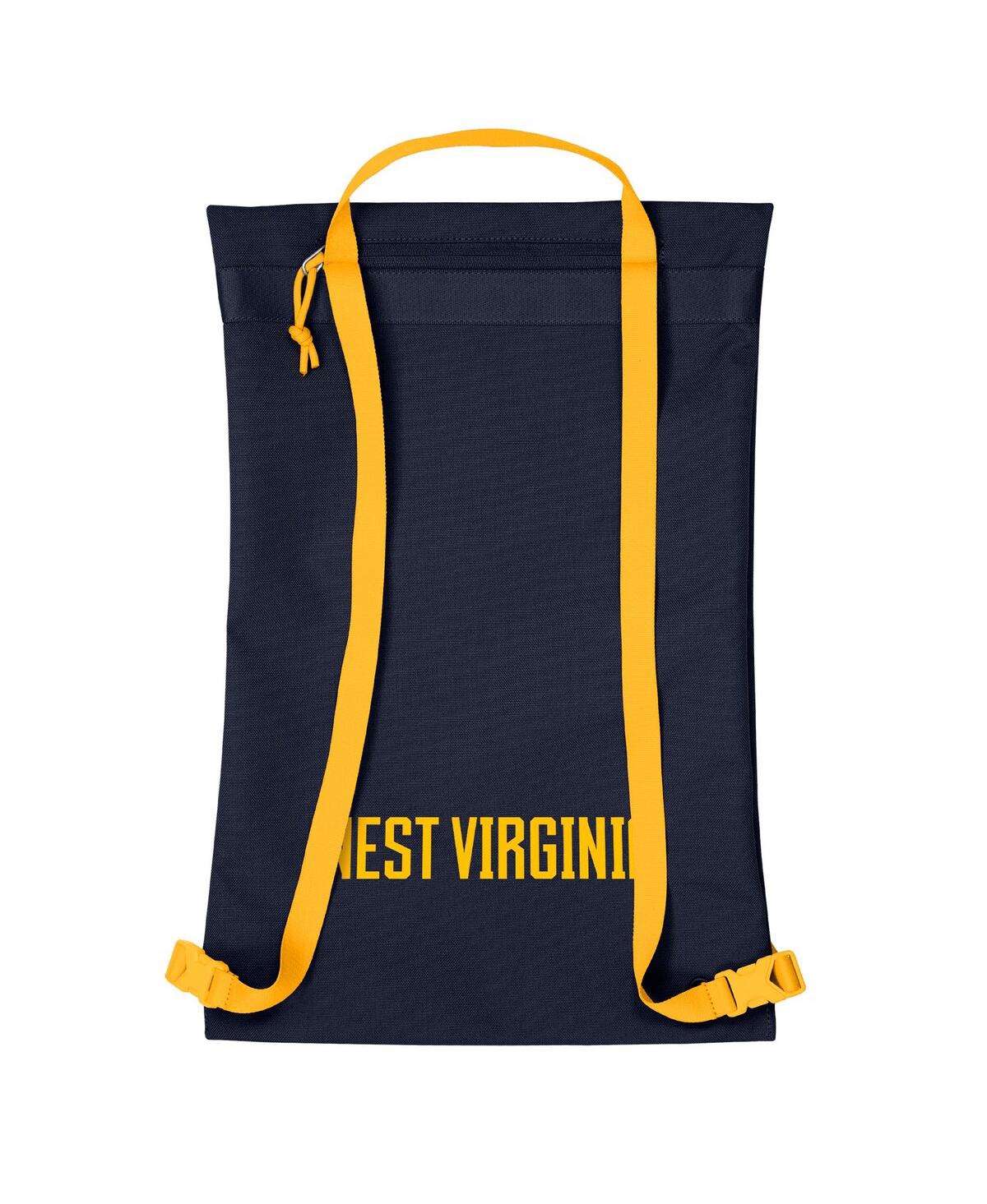 Shop Nike Men's And Women's  West Virginia Mountaineers Utility Gym Sack In Navy