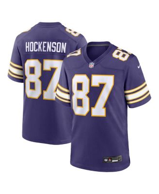 Men's Nike T.J. Hockenson Purple Minnesota Vikings Classic Player Game  Jersey