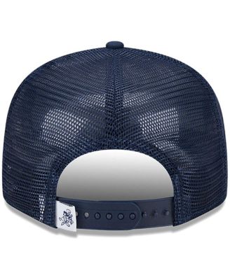 Men's Navy Dallas Cowboys Retro Joe Main Trucker 9FIFTY Snapback Hat