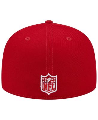 Men's Scarlet Los Angeles Chargers Super Bowl XXIX Main Patch 59FIFTY Fitted Hat