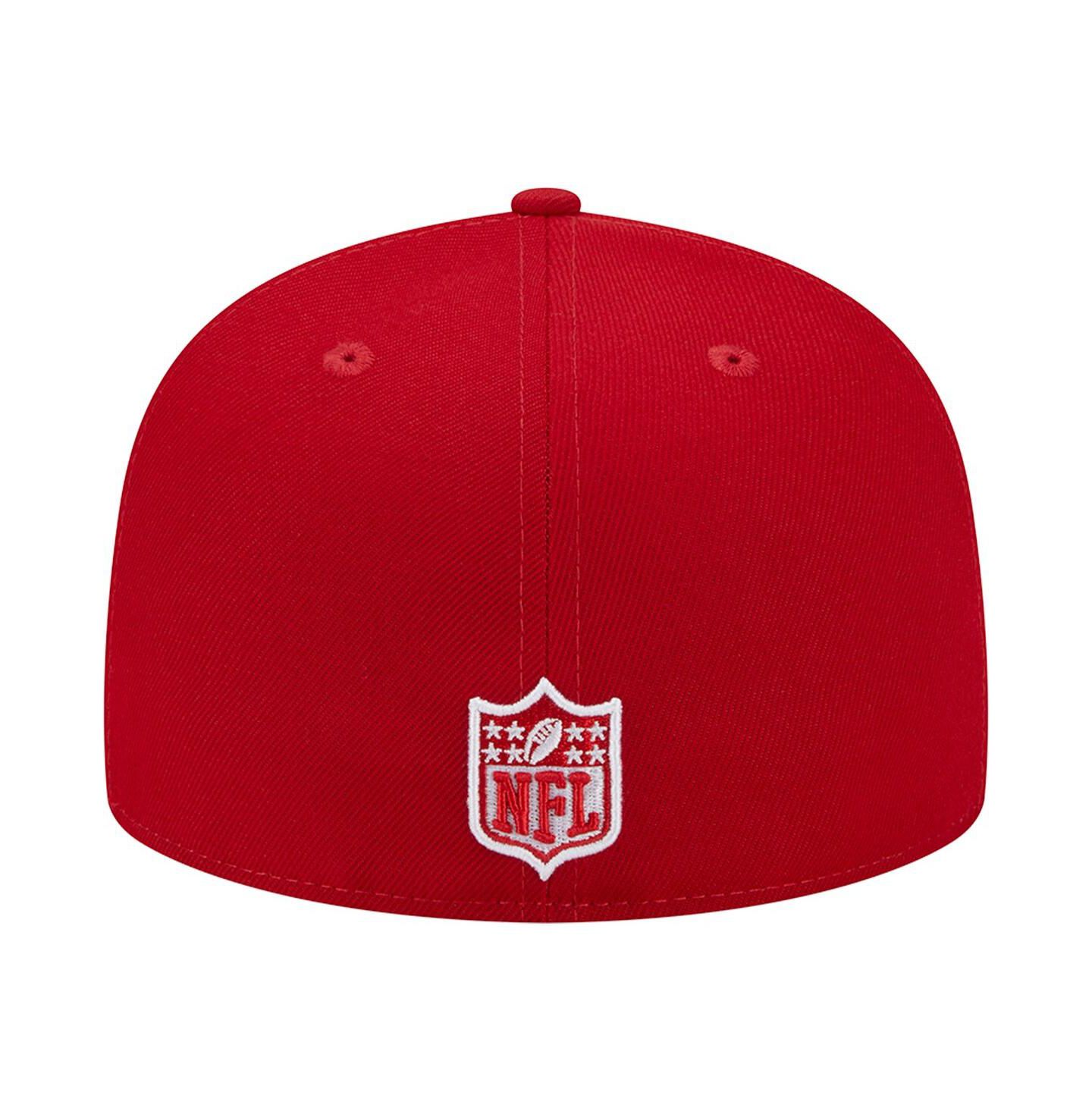 Мужская кепка New Era Scarlet Los Angeles Chargers Super Bowl XXIX Main Patch 59FIFTY Fitted Hat — фото 5