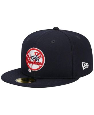 Men's Navy New York Yankees Primary Logo 2000 World Series Team Color 59FIFTY Fitted Hat