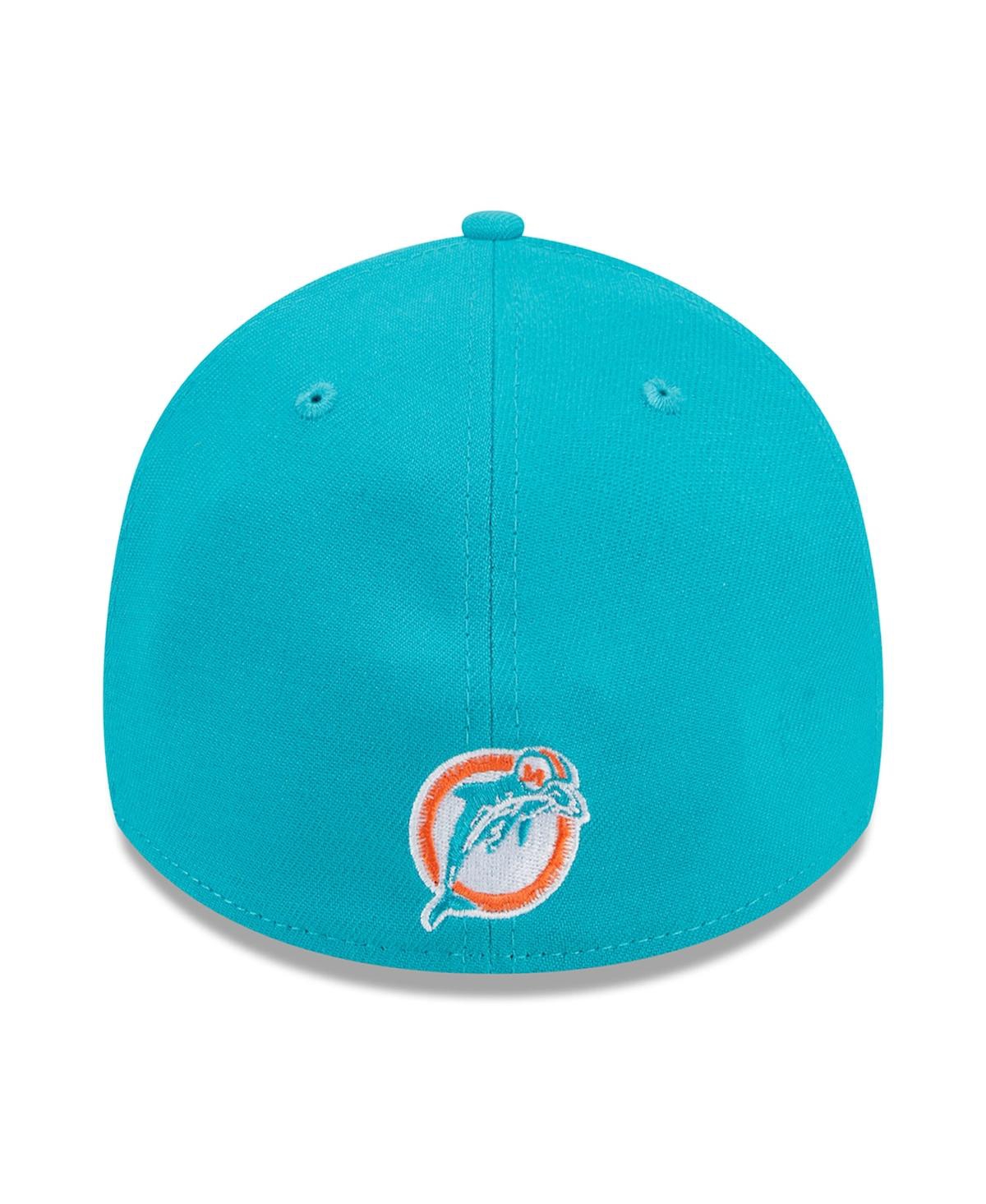 New Era Men's  Aqua Miami Dolphins City Originals 39thirty Flex Hat In Aqua