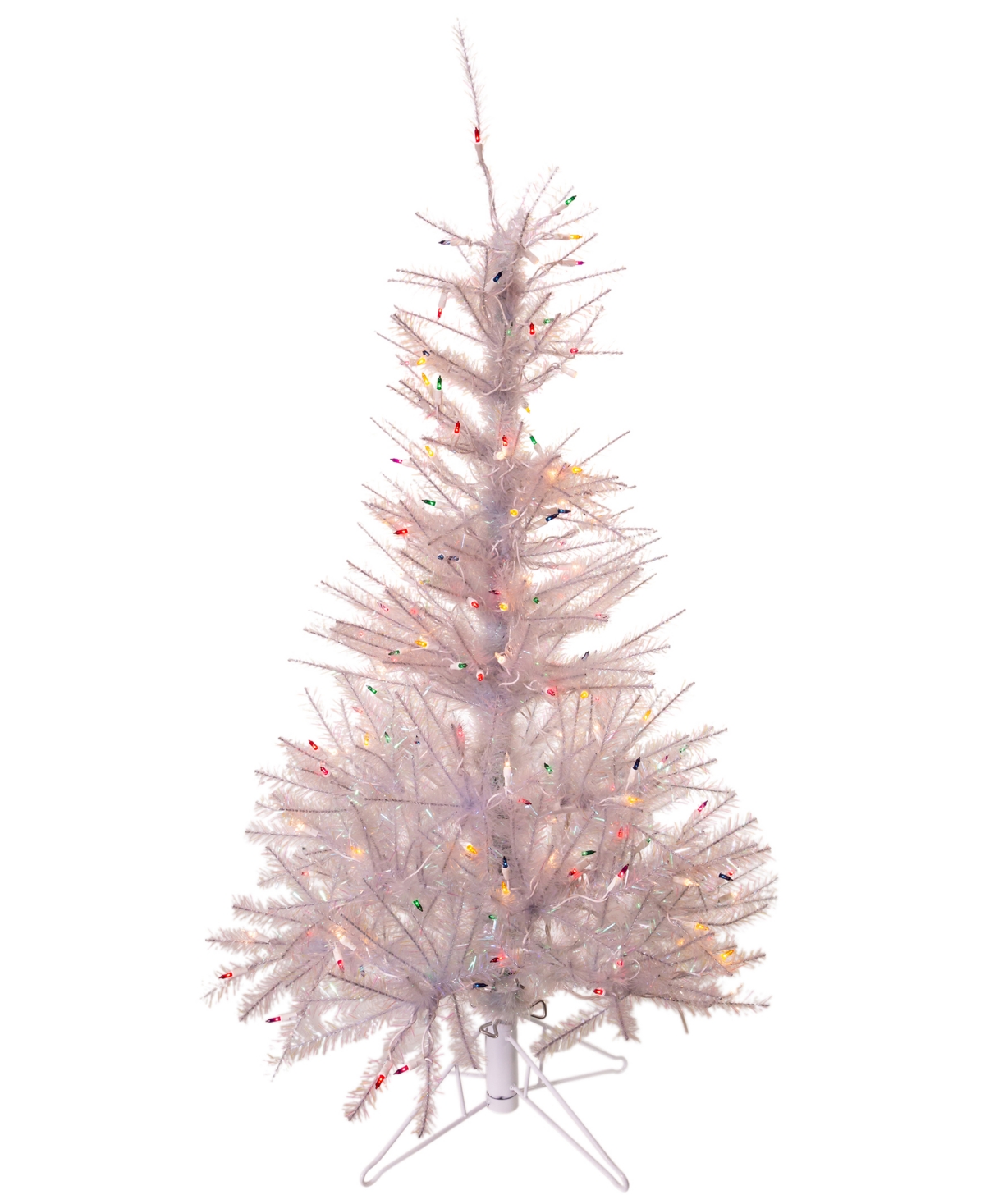 Kurt Adler Pre-Lit Glisten Pine Tree and Lights