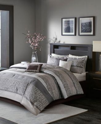 Rhapsody Jacquard 7-Pc. Comforter Set, Queen