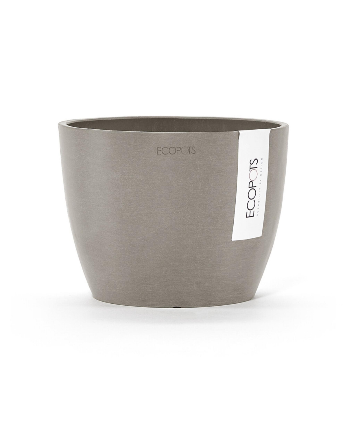 Stockholm Indoor and Outdoor Modern Flower Pot Planter, 6in - Taupe