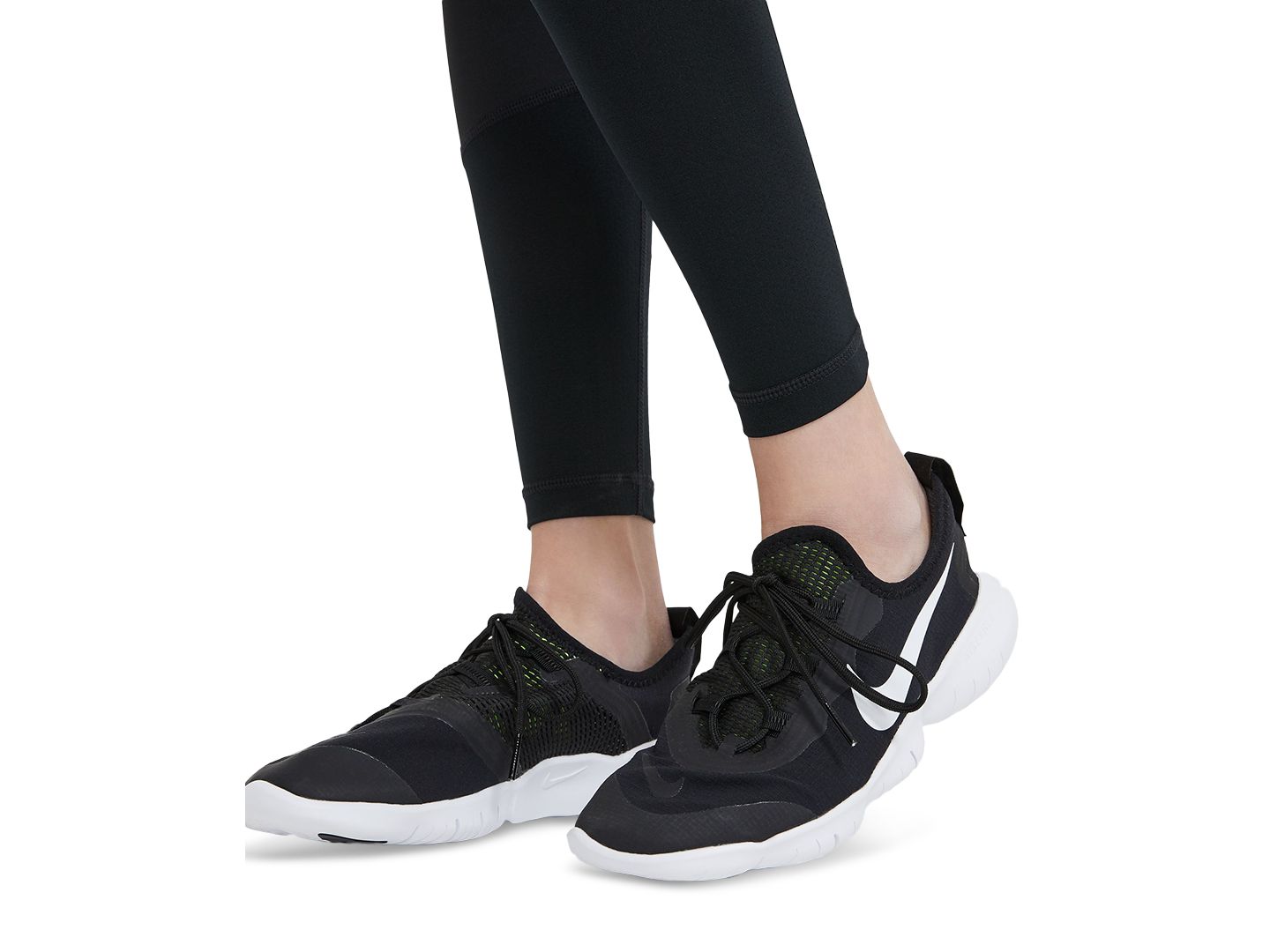 Леггинсы Nike Pro Dri-FIT Leggings для девочек, цвет: Чёрный — фото 3
