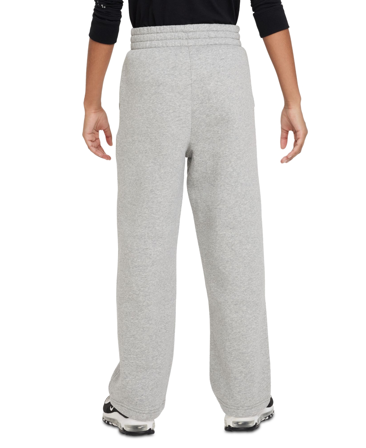 Nike Big Girls Sportswear Club Fleece Wide-Leg Pants