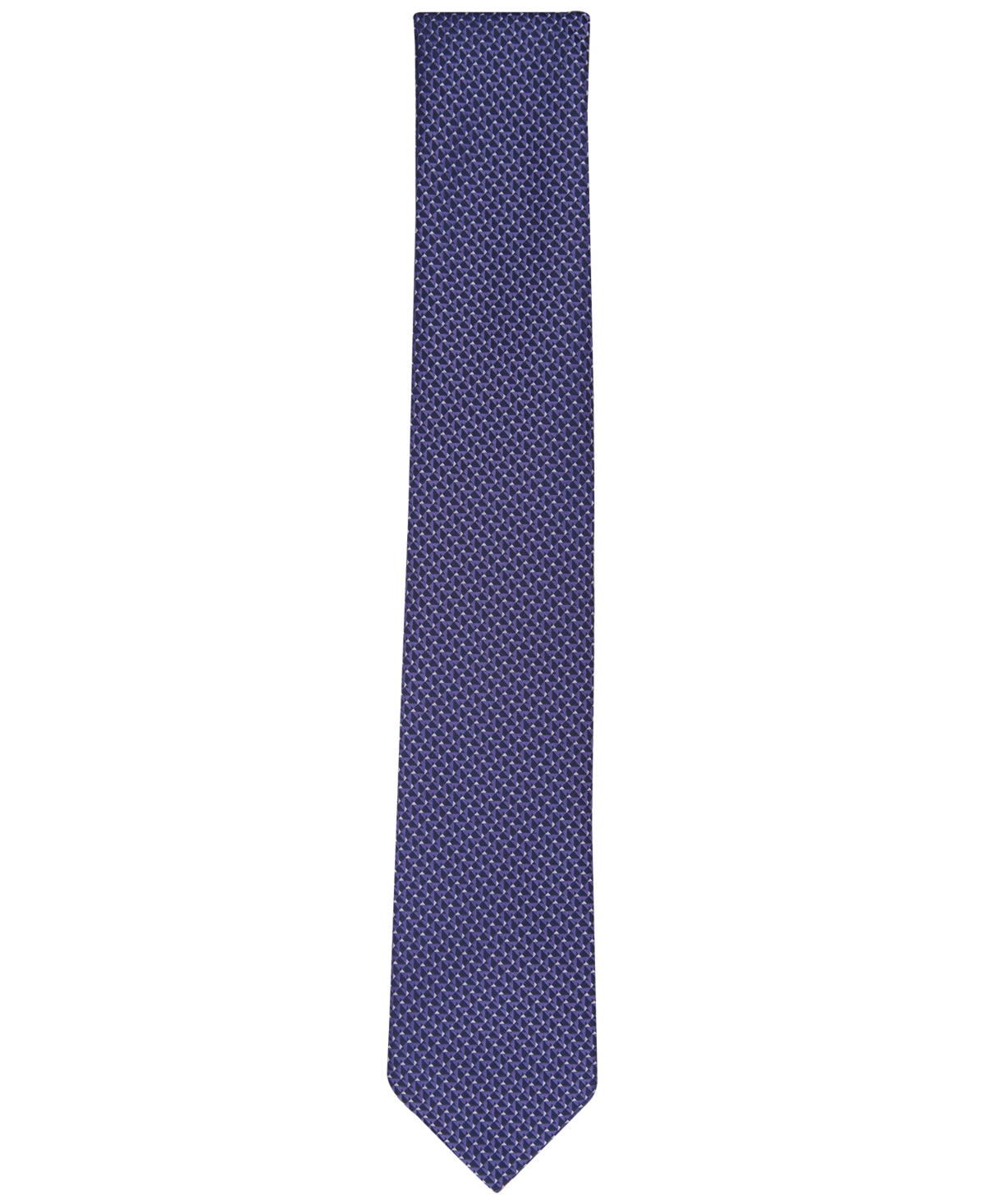 Shop Alfani Men's Morrill Mini-geo Tie, Created For Macy's In Plum
