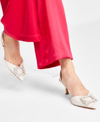 I.N.C. International Concepts Women's Gevira Pointed-Toe Slingback Pumps, Created for Macy's