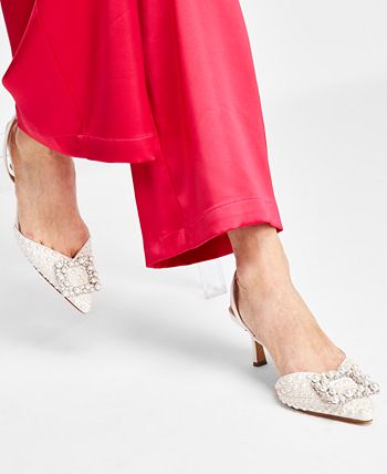 Macys sales slingback pumps