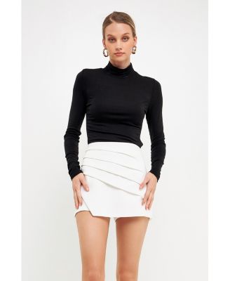 Women's Mock Neck Top