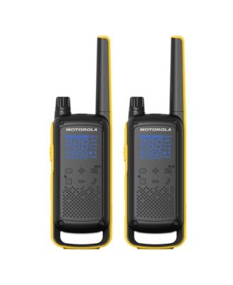 T475 35 mi. Two-Way Radio Black/Yellow 2-Pack w/ Accessories